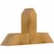 Ekena Millwork Portland Rough Sawn Timber Gable Bracket, Western Red Cedar, 36"W x 19"H x 6"D x 6"F, 13/12 Pitch GBW036X19X0606POR00RWR - alternate 4
